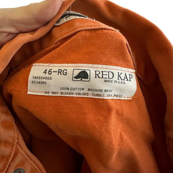 Red Kap Coveralls, Orange - Picture 9 of 11